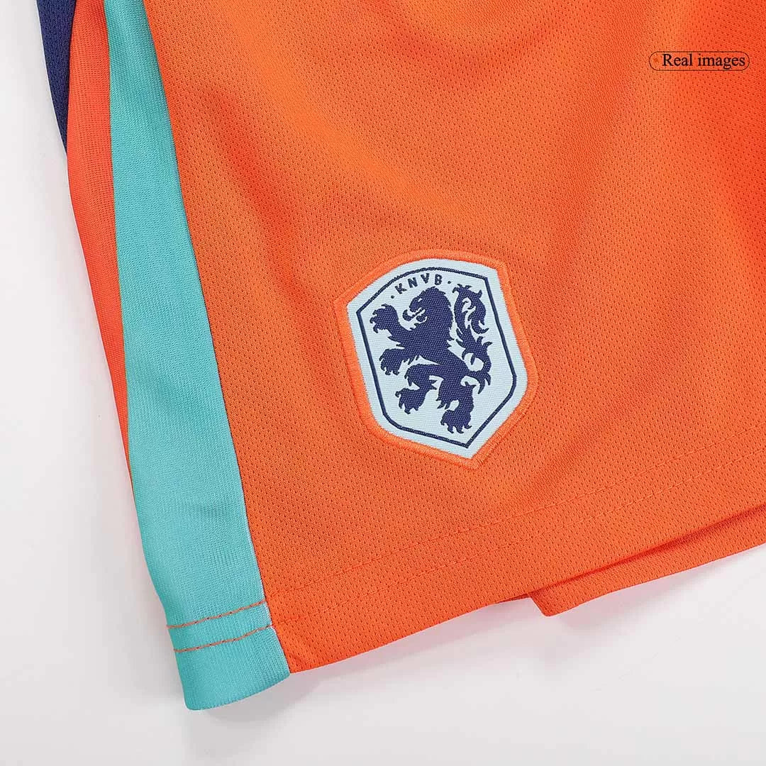 Kids Netherlands Custom Home Soccer Kits 2024