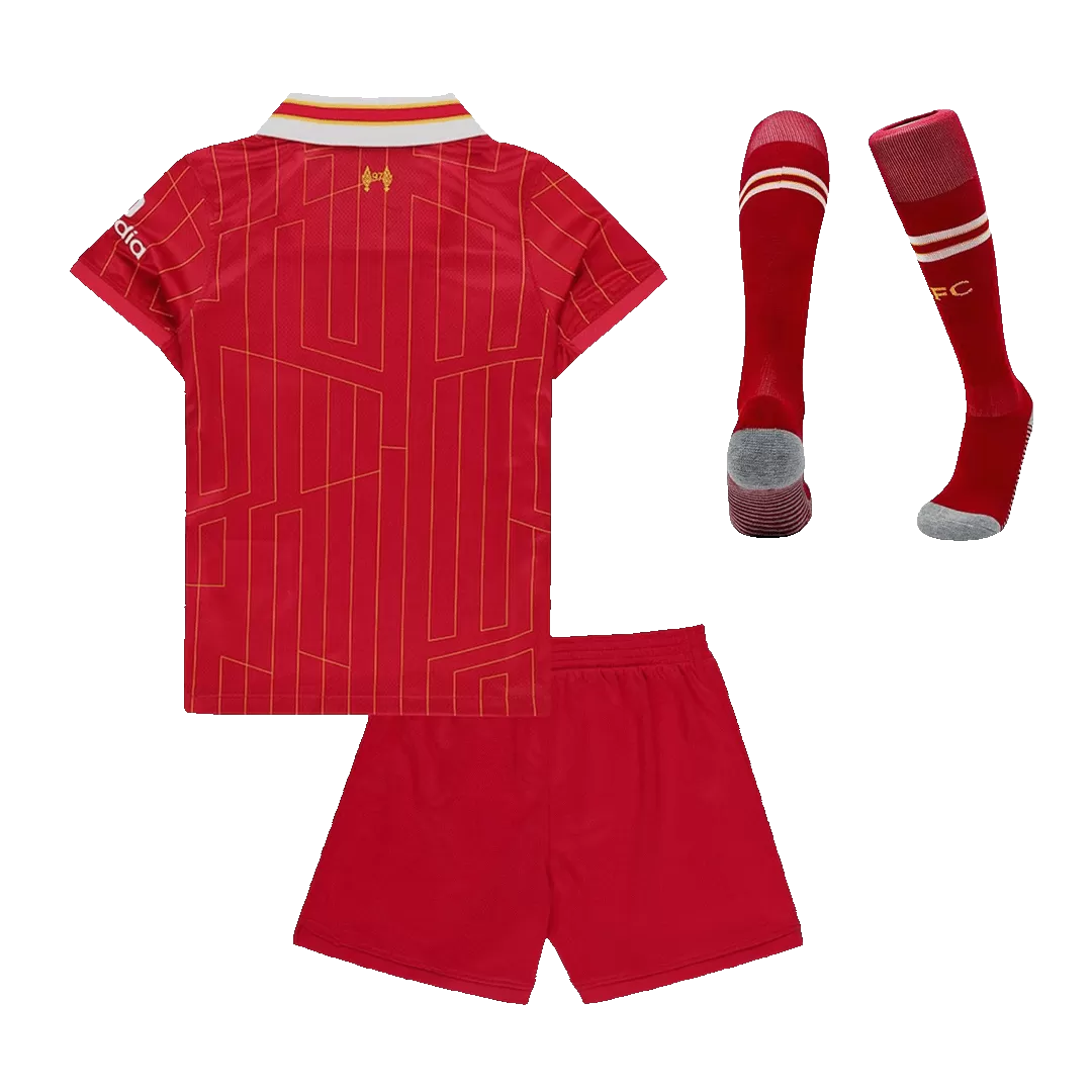 Kids Liverpool Custom Home Full Soccer Kits
2024/25