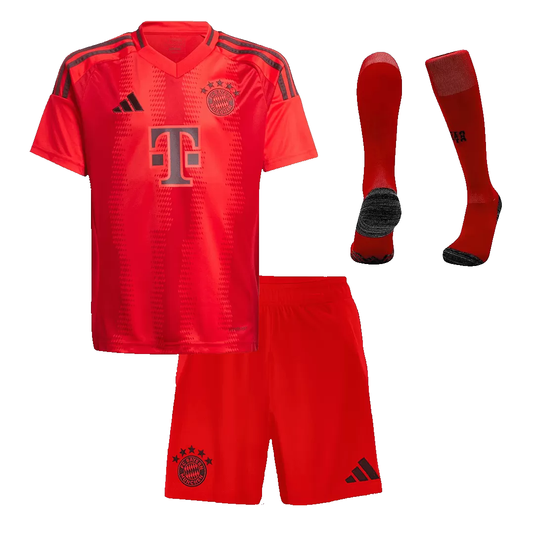 Kids Bayern Munich Custom Home Full Soccer Kits
2024/25