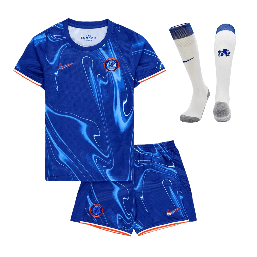 Kids Chelsea Custom Home Full Soccer Kits
2024/25