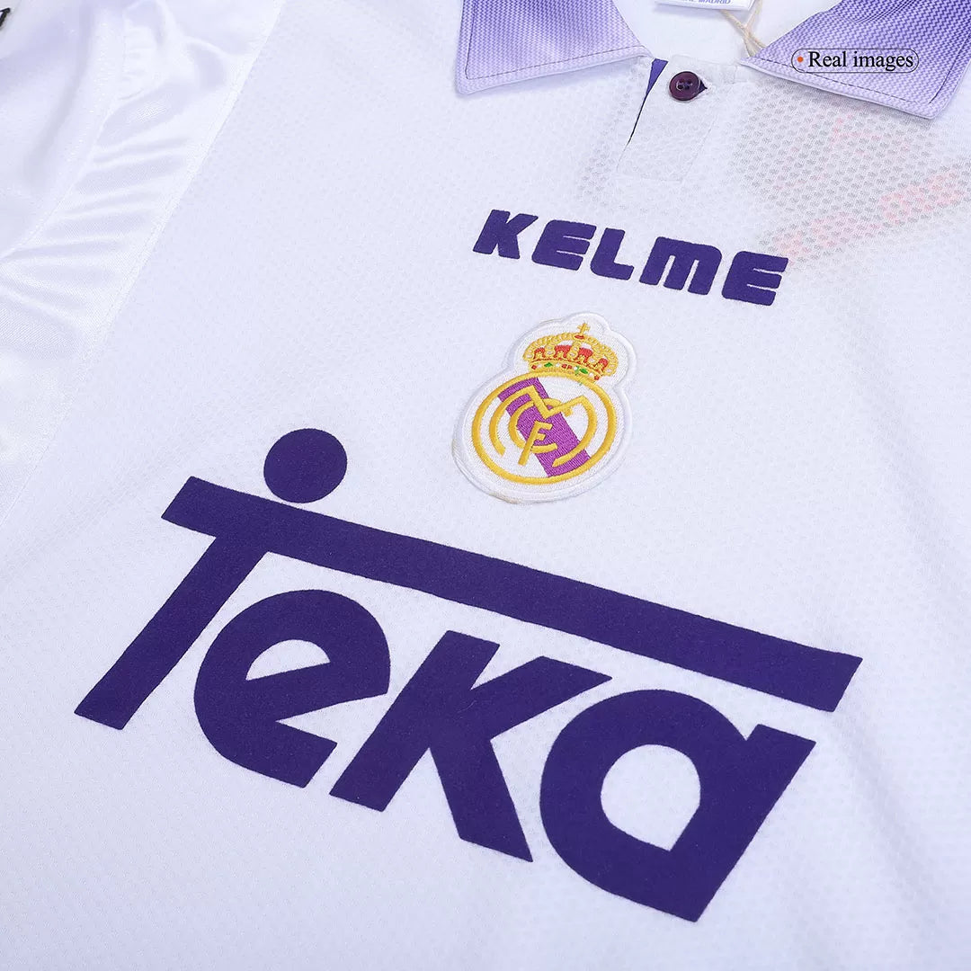 Real Madrid Retro Jersey Home Soccer Shirt 1997/98