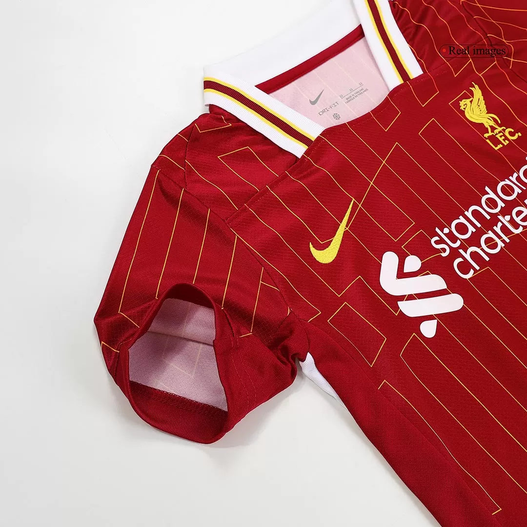 Kids Liverpool Custom Home Full Soccer Kits
2024/25