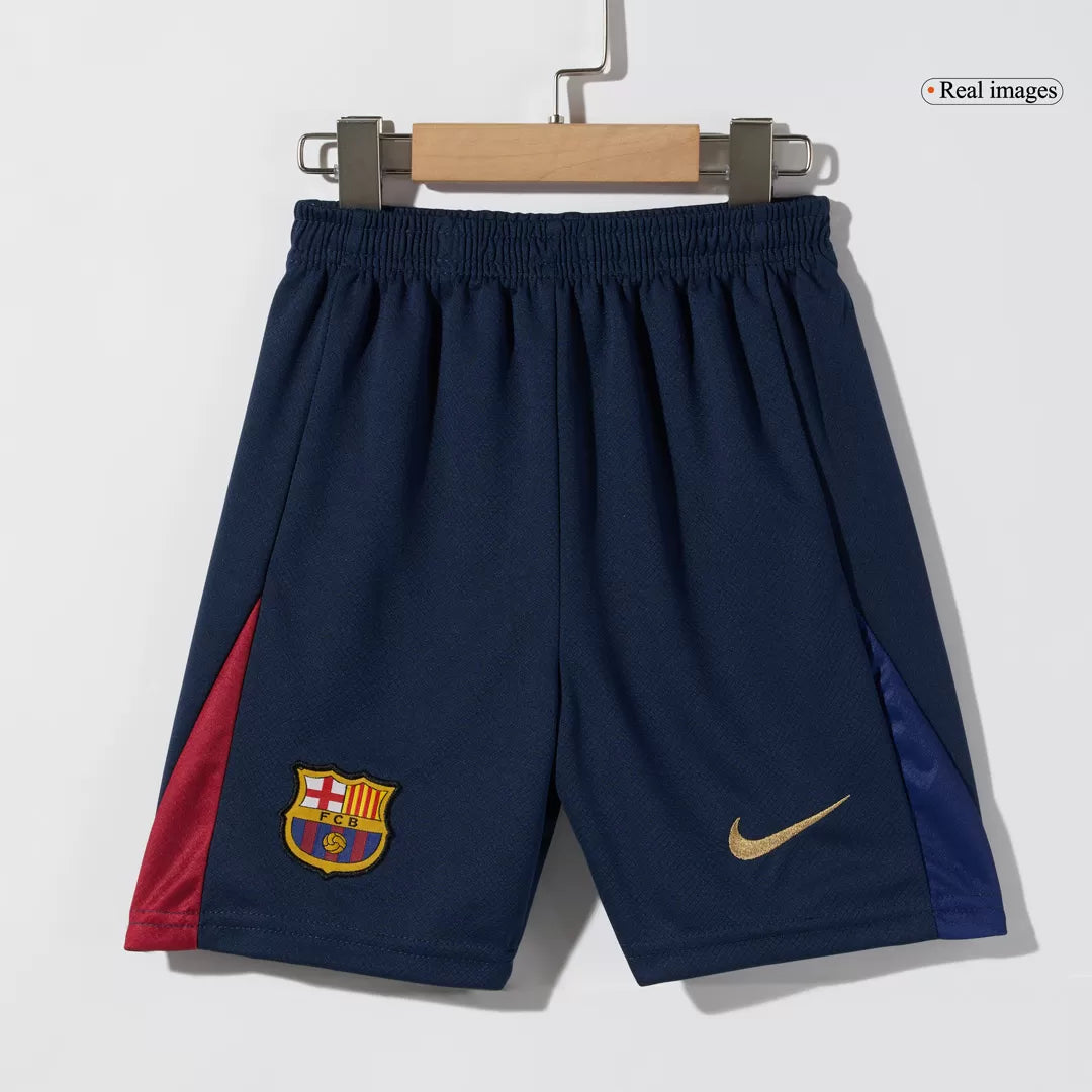 Kids Barcelona Custom Home Soccer Kits 2024/25 COLDPLAY