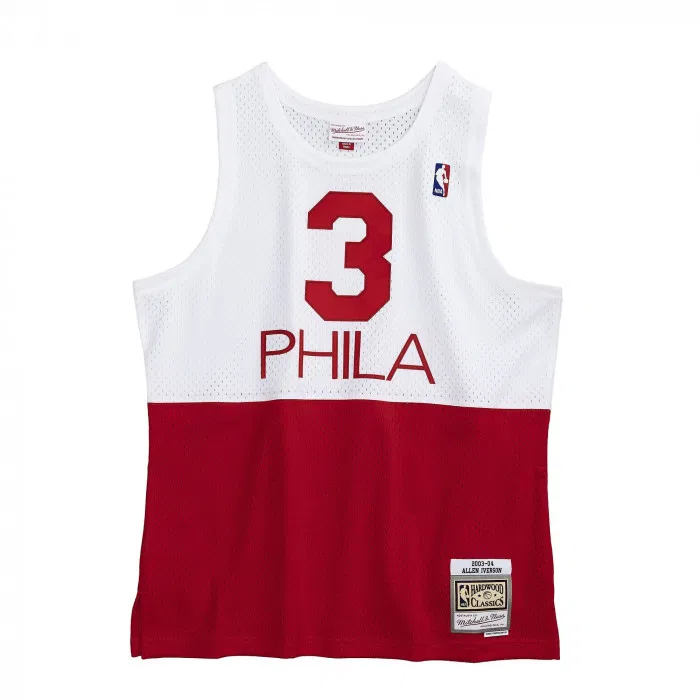 Allen Iverson Philadelphia 76ers 2000-01 Swingman Mitchell&Ness black NBA jersey