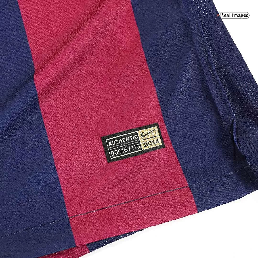 Barcelona Retro Jersey Home Soccer Shirt 2014/15