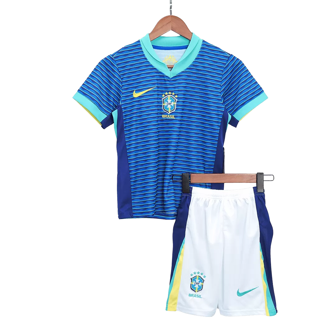 Kids Brazil Custom Away Full Soccer Kits
2024