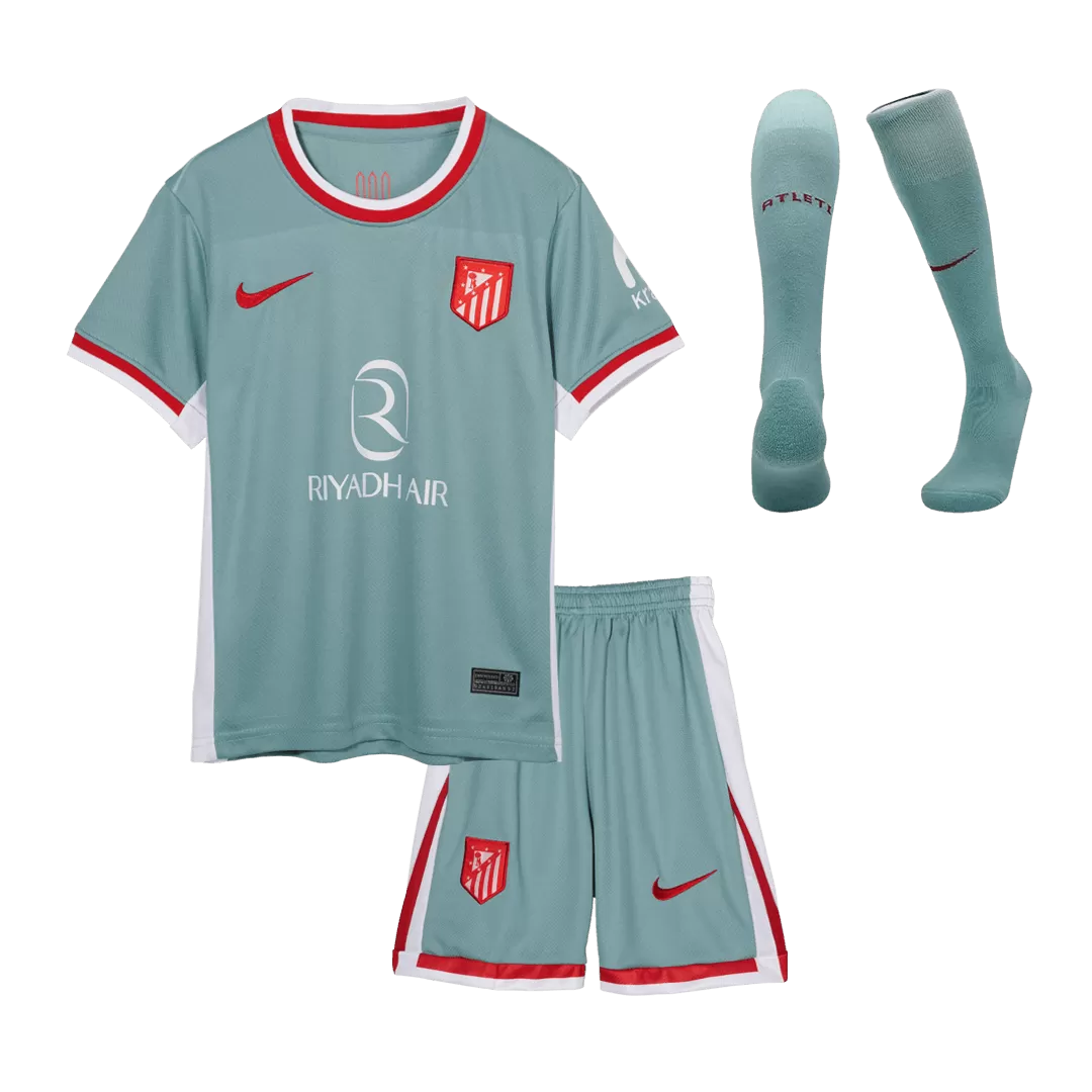 Kids Atletico Madrid Custom Away Full Soccer Kits
2024/25