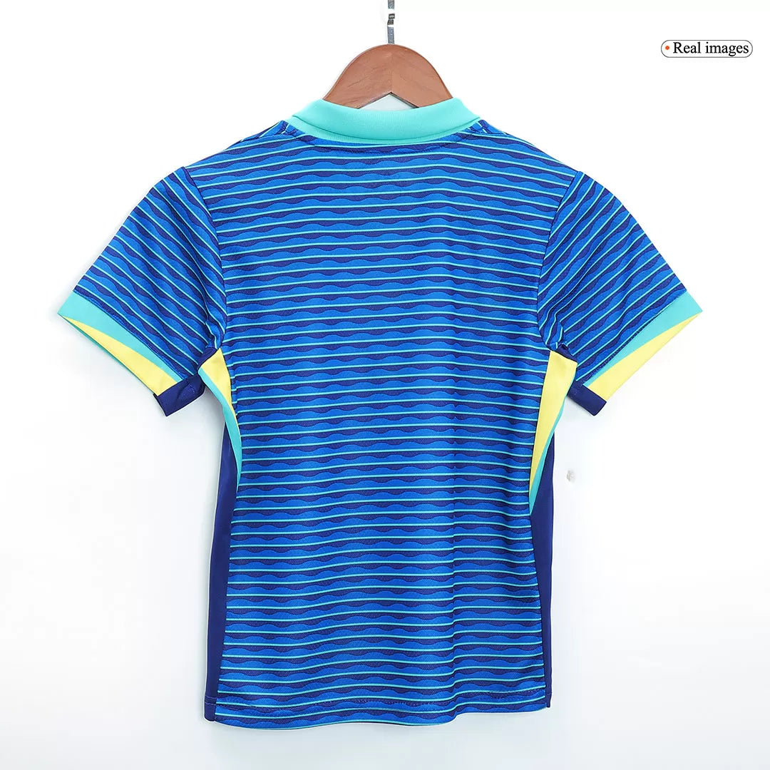 Kids Brazil Custom Away Full Soccer Kits
2024
