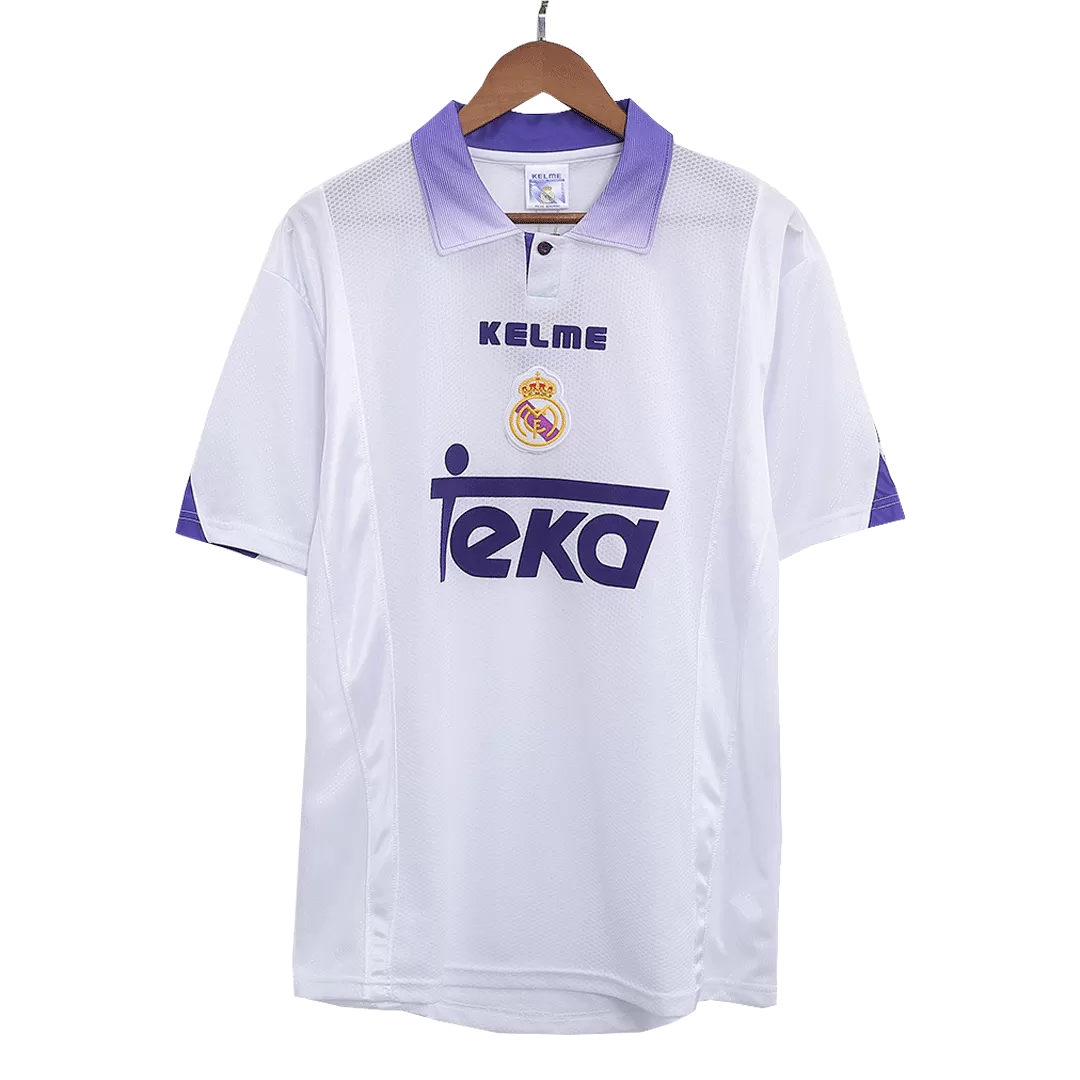 Real Madrid Retro Jersey Home Soccer Shirt 1997/98
