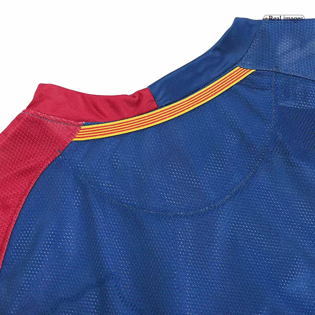 Barcelona Retro Jersey Home Soccer Shirt 2008/09 - UCL