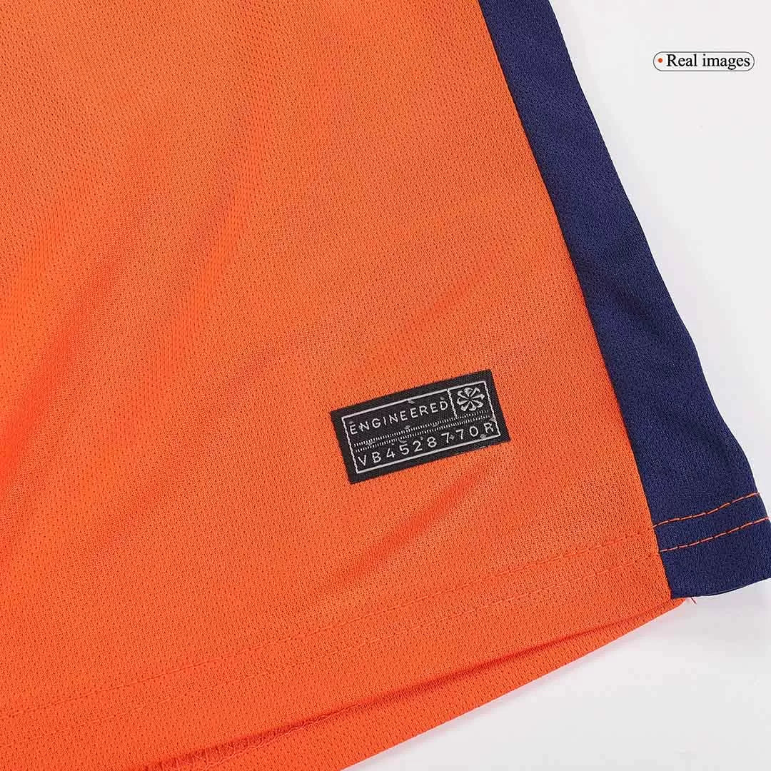 Kids Netherlands Custom Home Soccer Kits 2024