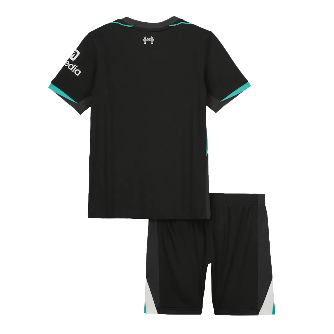 Kids Liverpool Custom Away Soccer Kits 2024/25