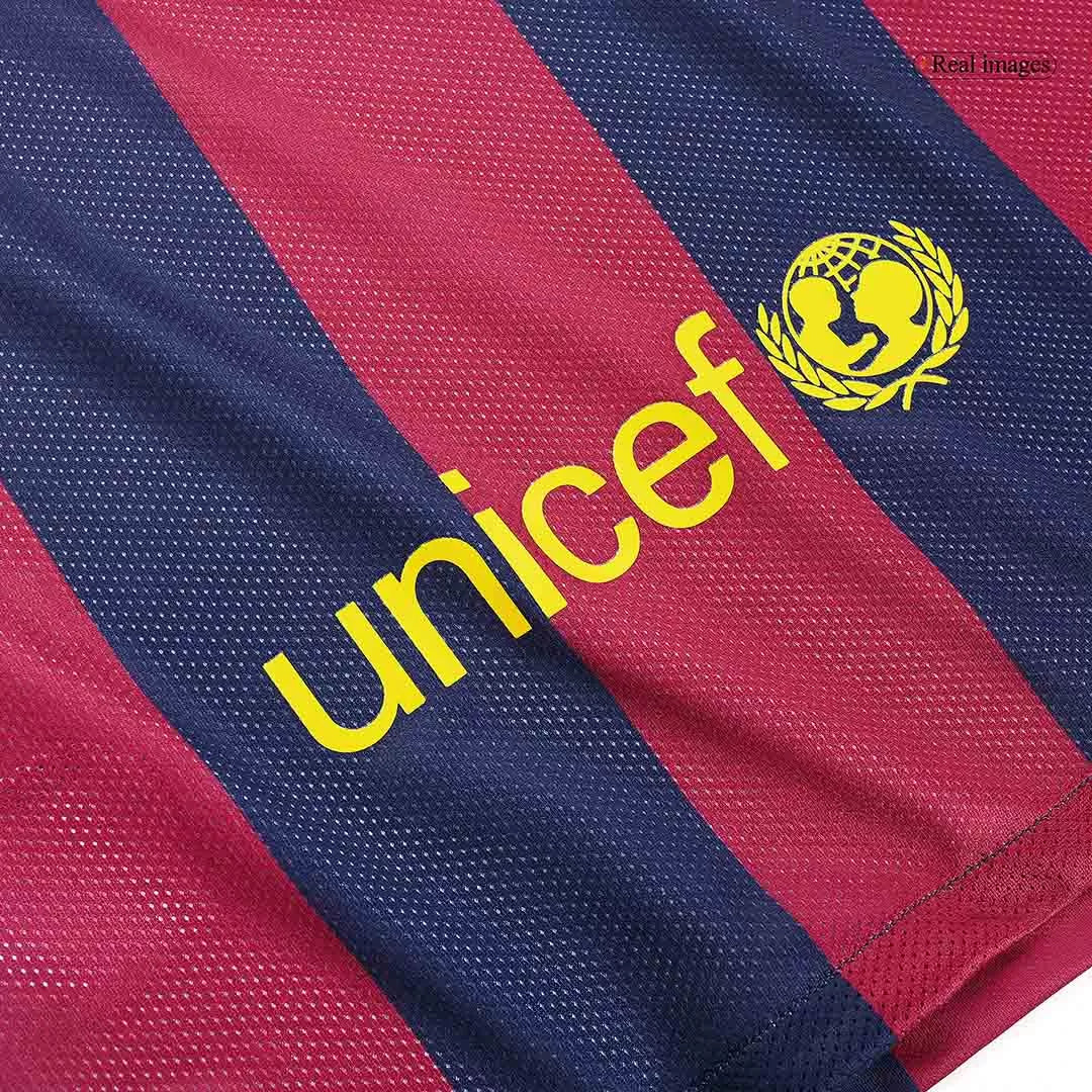Barcelona Retro Jersey Home Soccer Shirt 2014/15