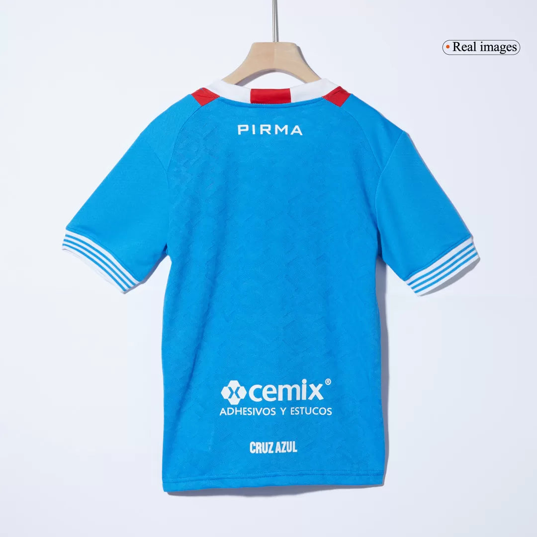 Kids Cruz Azul Home Soccer Kits 2024/25