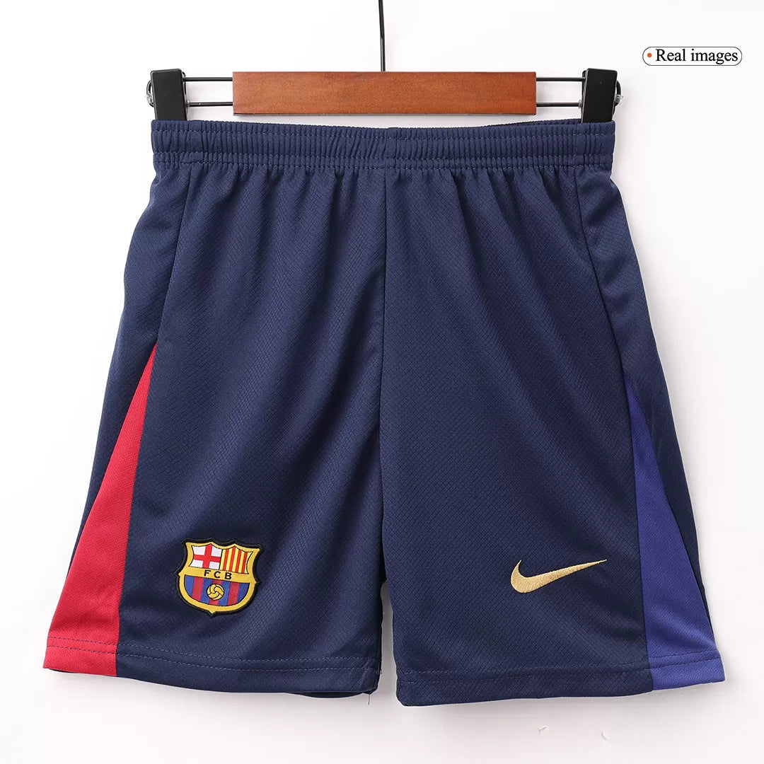 Kids Barcelona Custom Home Soccer Kits 2024/25
