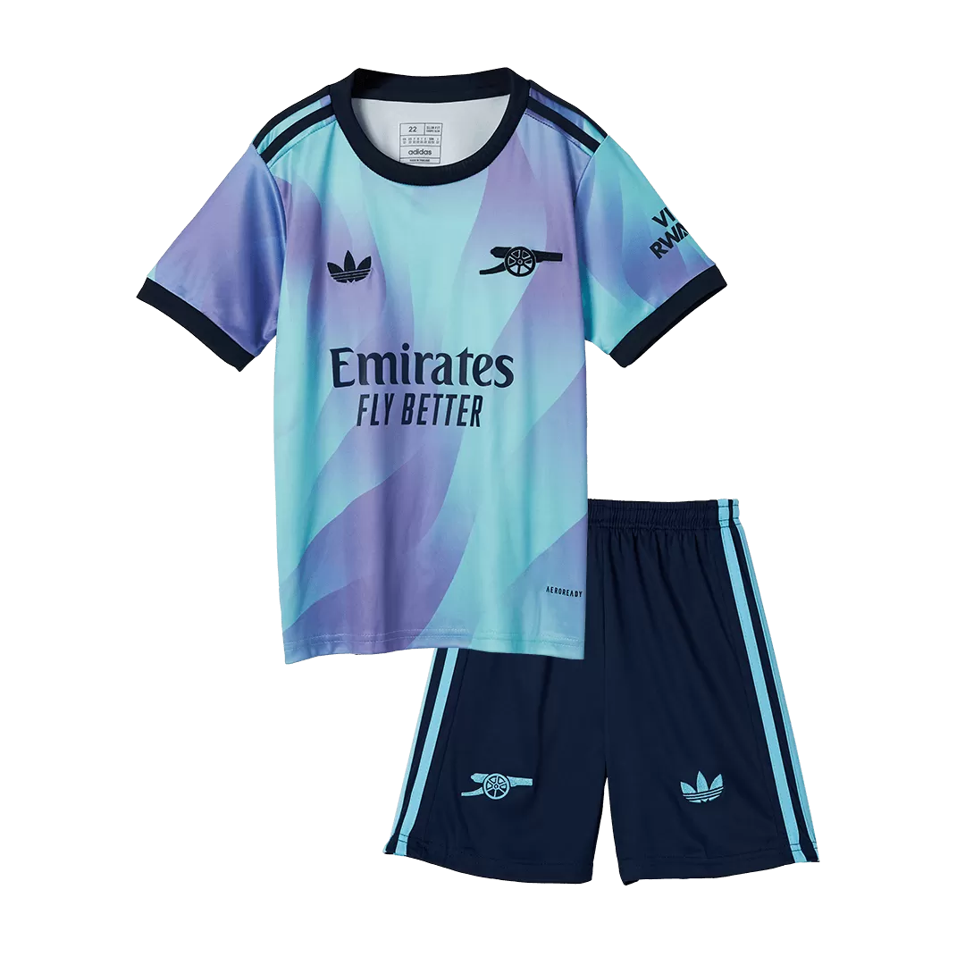 Kids Arsenal Custom Third Away Full Soccer Kits
2024/25