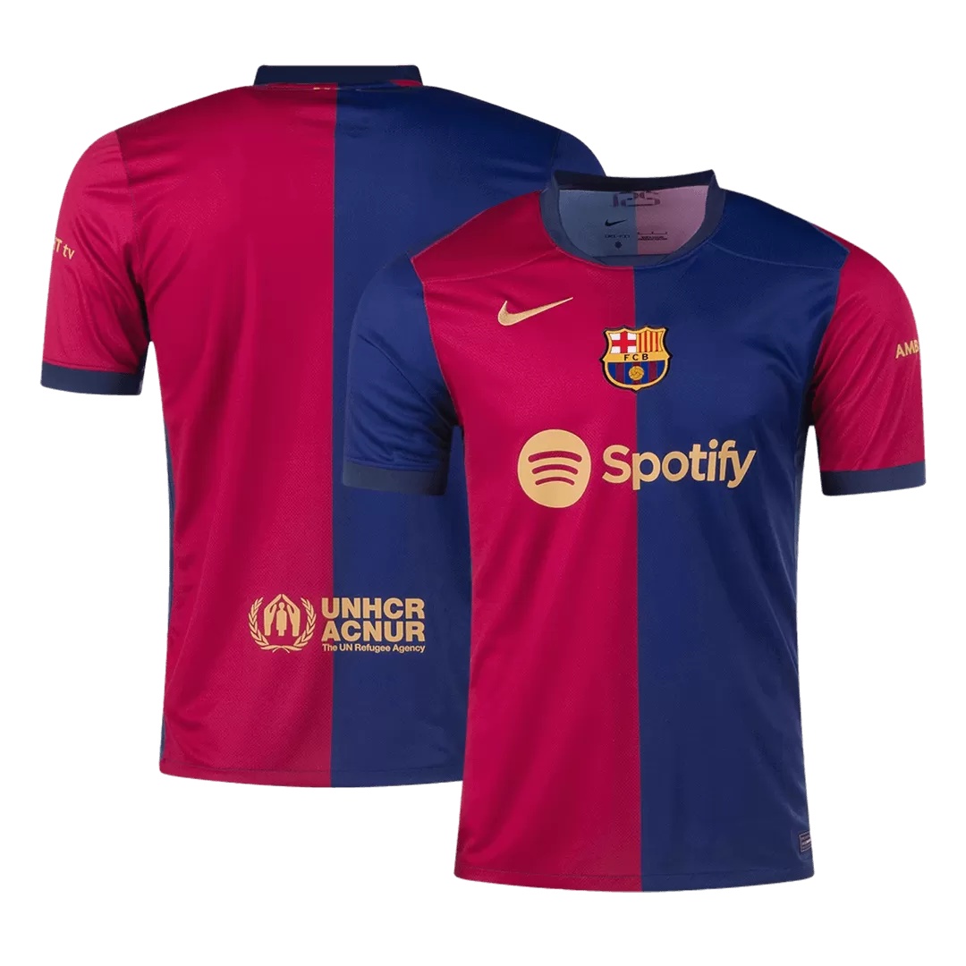 Barcelona Soccer Jersey Home Custom Shirt 2024/25