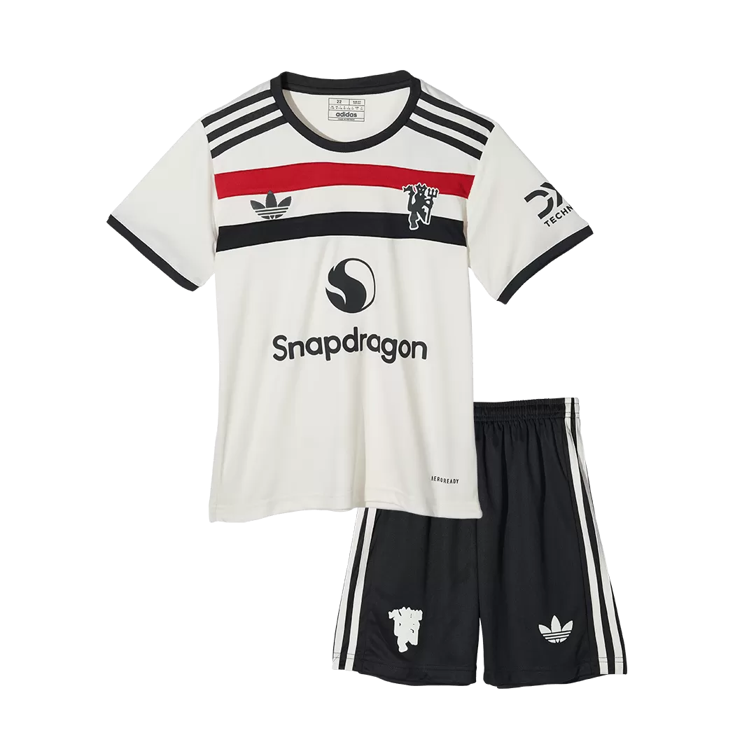 Kids Manchester United Custom Third Away Full Soccer Kits
2024/25