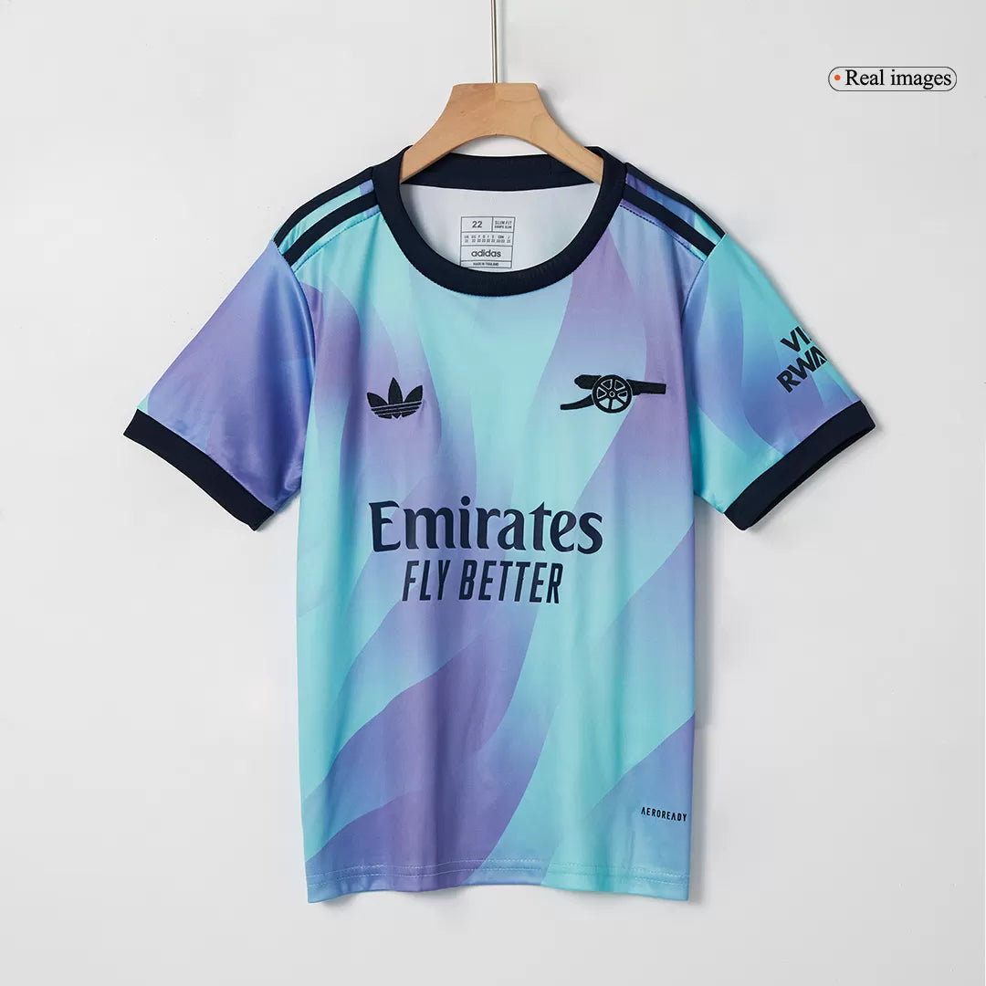 Kids Arsenal Custom Third Away Full Soccer Kits
2024/25