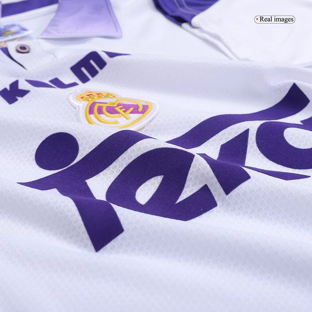 Real Madrid Retro Jersey Home Soccer Shirt 1997/98