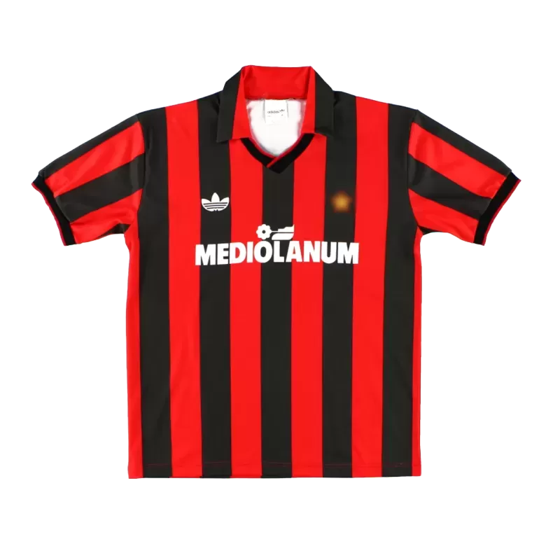 AC Milan Retro Jersey Home Soccer Shirt 1991/92