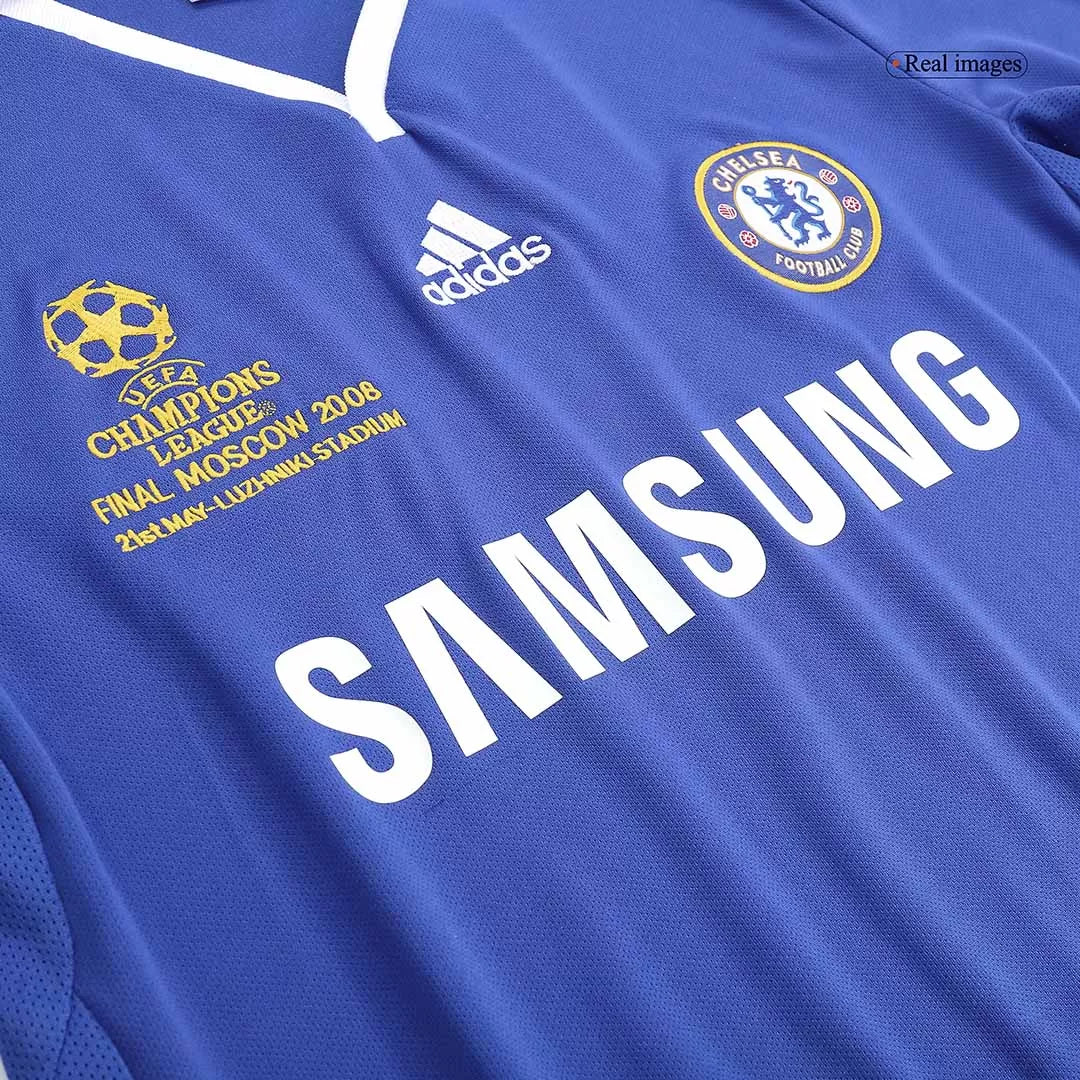 Chelsea Jersey Custom Home Soccer Jersey 2008 - UCL