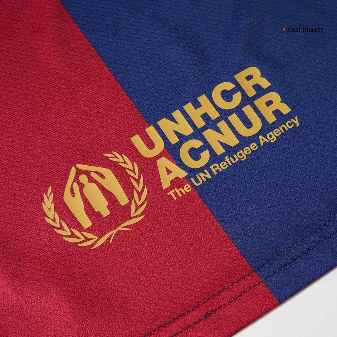 Kids Barcelona Custom Home Soccer Kits 2024/25 COLDPLAY
