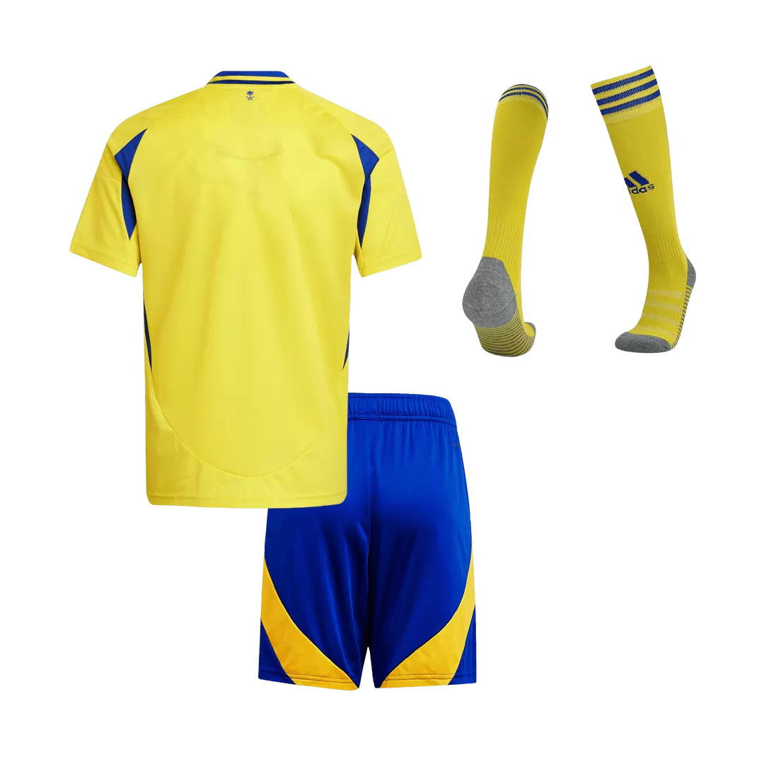 Kids Al Nassr Custom Home Full Soccer Kits
2024/25