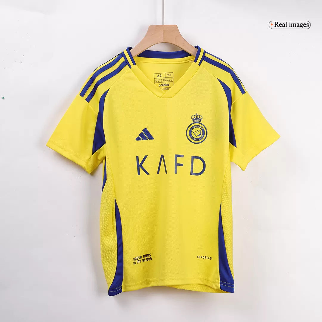 Kids Al Nassr Custom Home Full Soccer Kits
2024/25