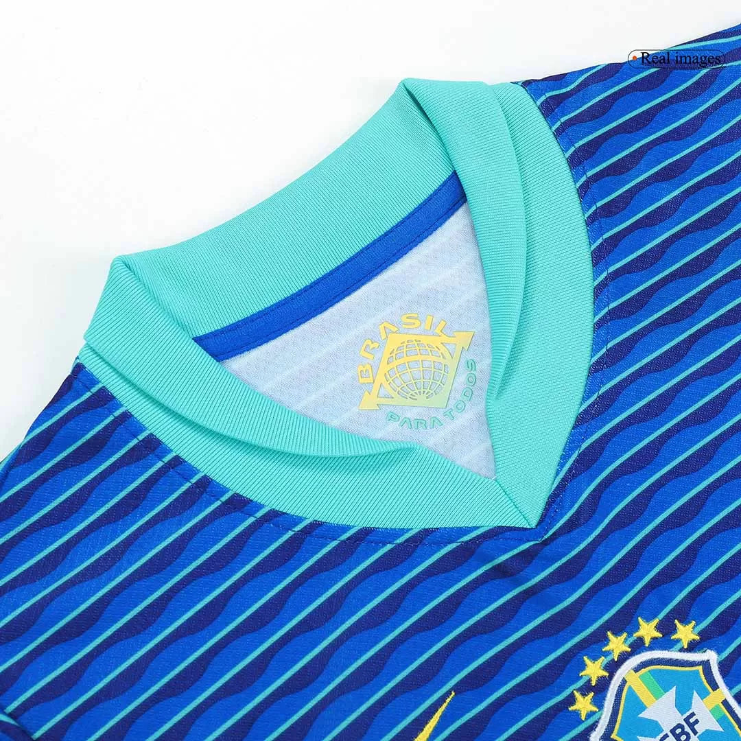 Kids Brazil Custom Away Full Soccer Kits
2024