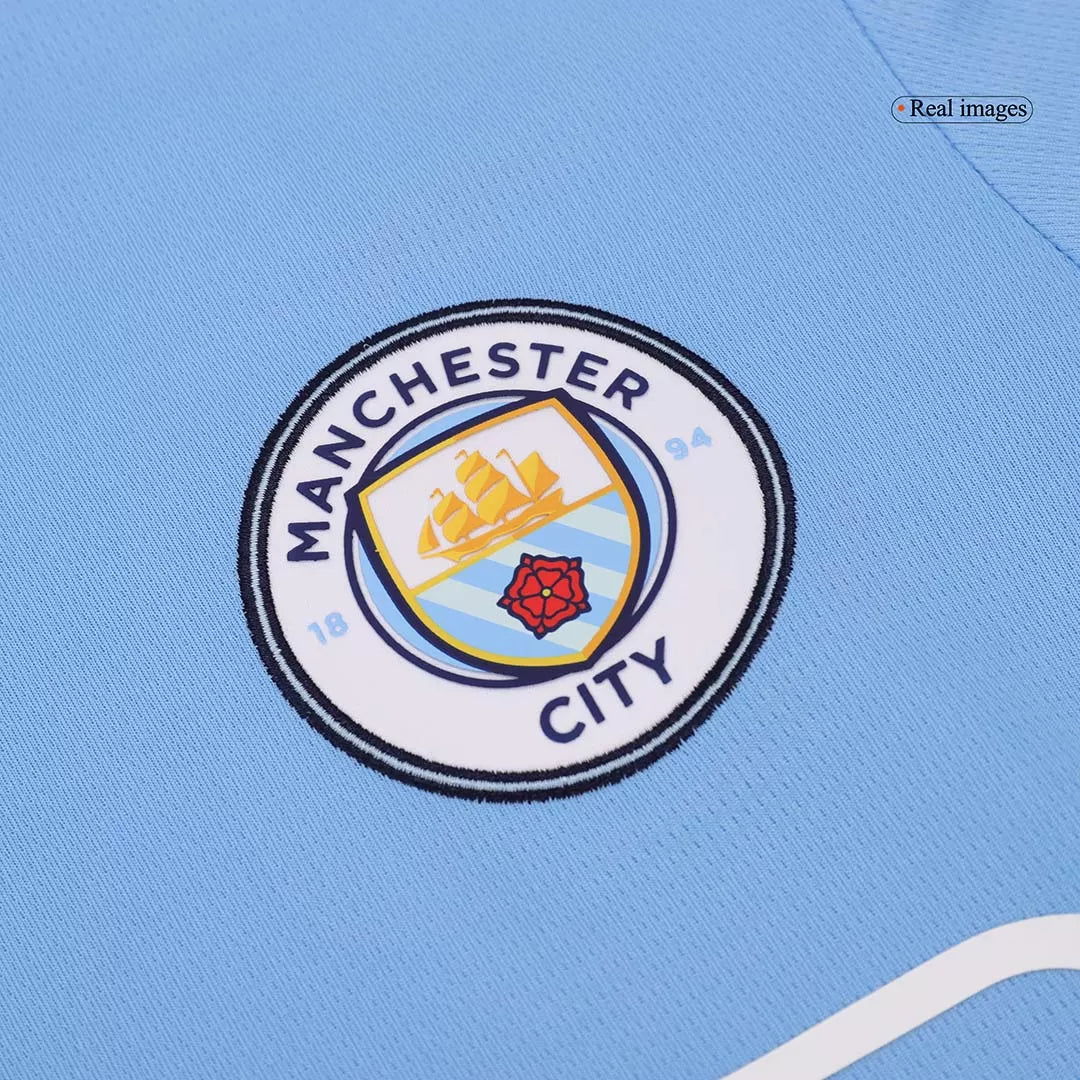Manchester City Soccer Jersey Home Custom Shirt 2024/25