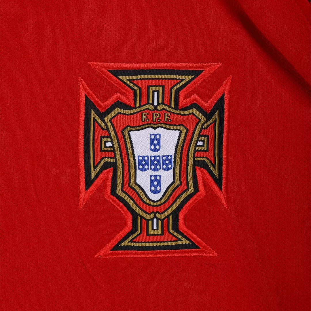 Portugal Retro Jersey Home Soccer Shirt 2016