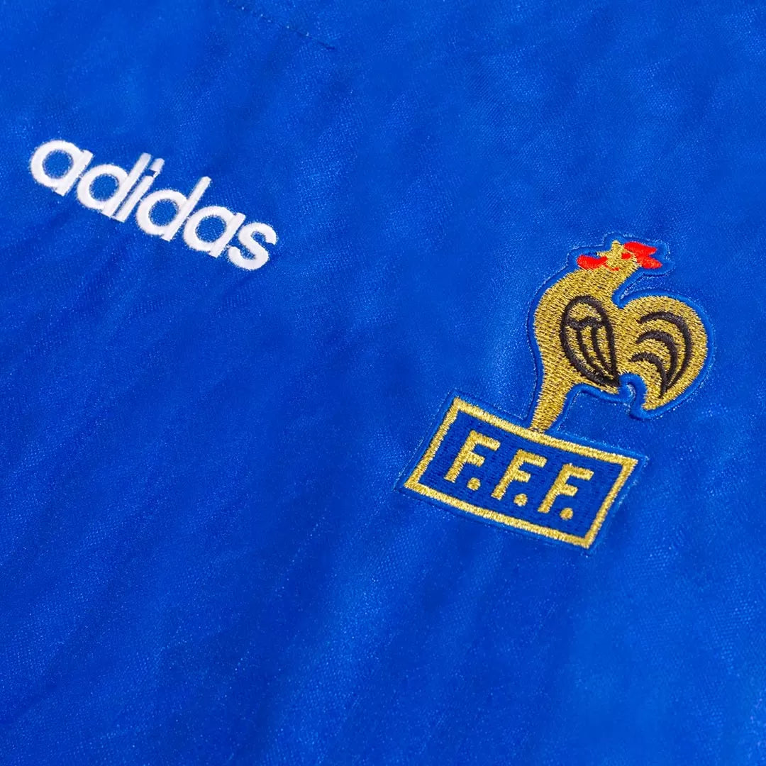France Retro Jersey Home Soccer Shirt 1994