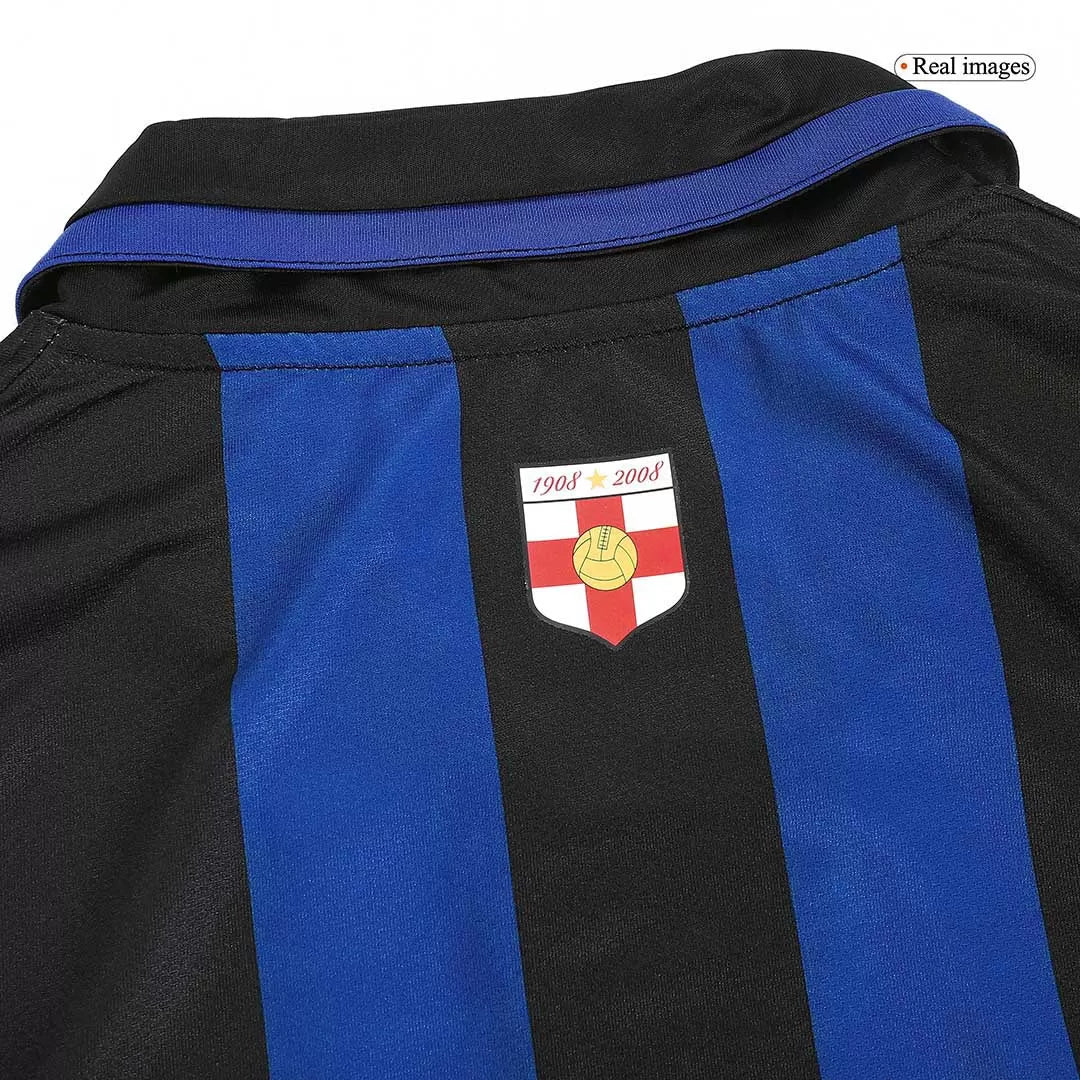 Inter Milan Jersey Custom Home Soccer Retro Jersey 2007/08