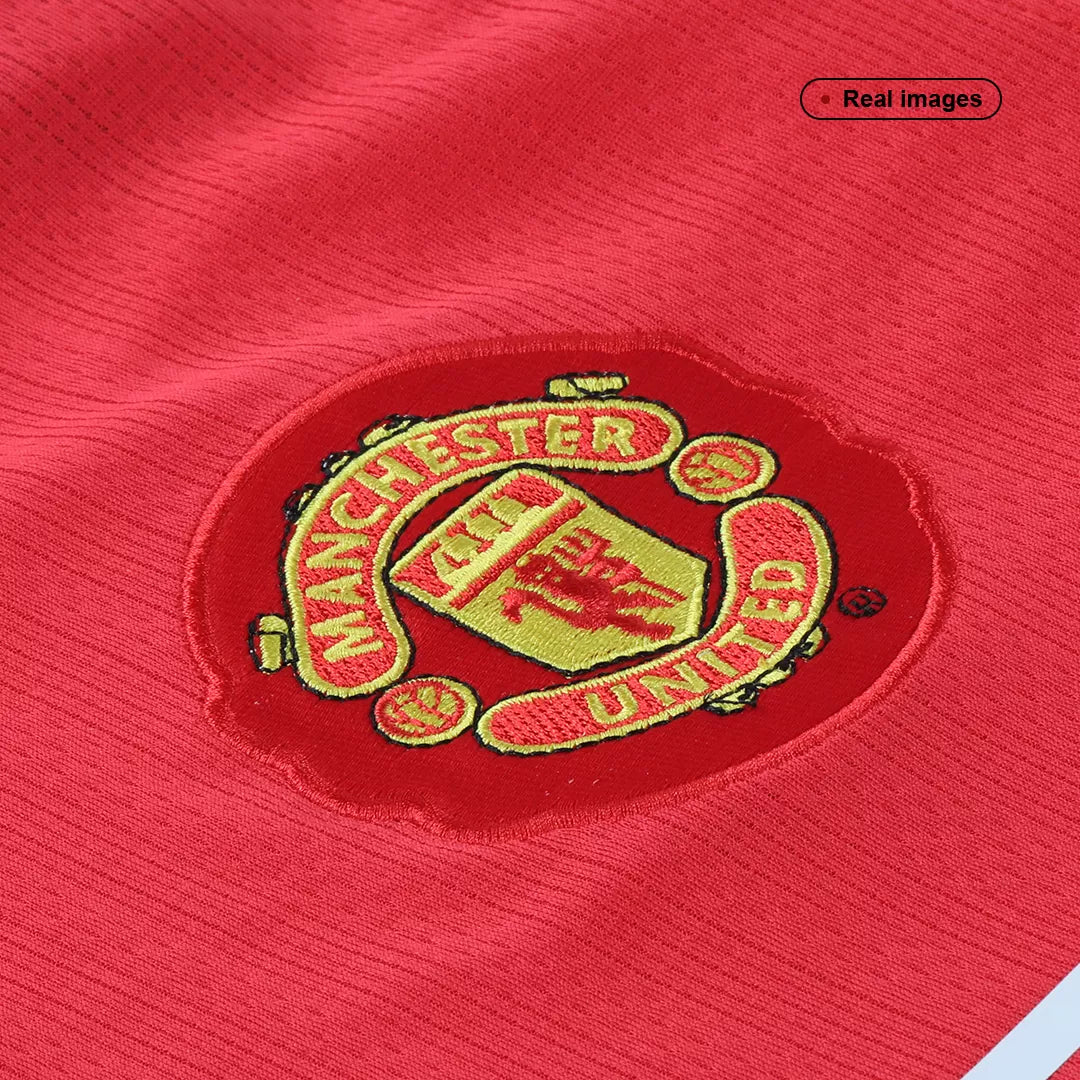 Manchester United Retro Jersey Home Soccer Shirt 2007/08