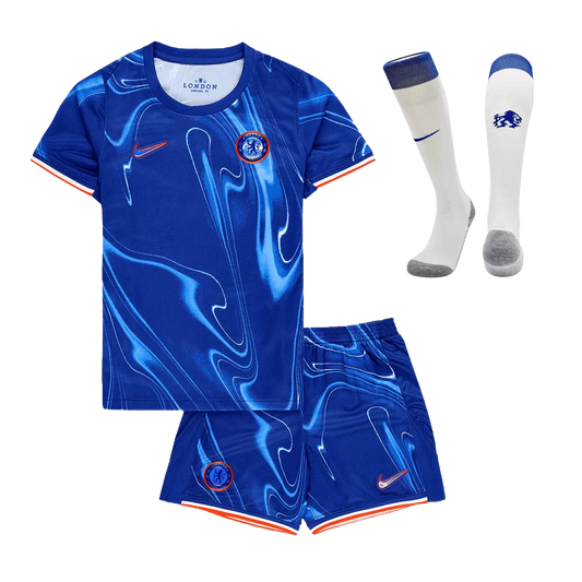 Kids Chelsea Custom Home Full Soccer Kits
2024/25