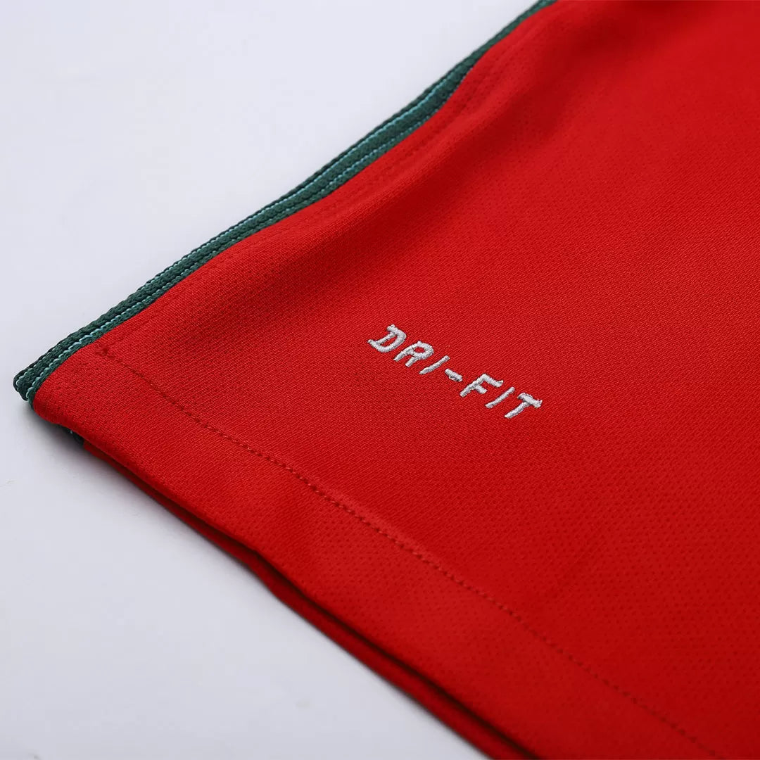Portugal Retro Jersey Home Soccer Shirt 2016