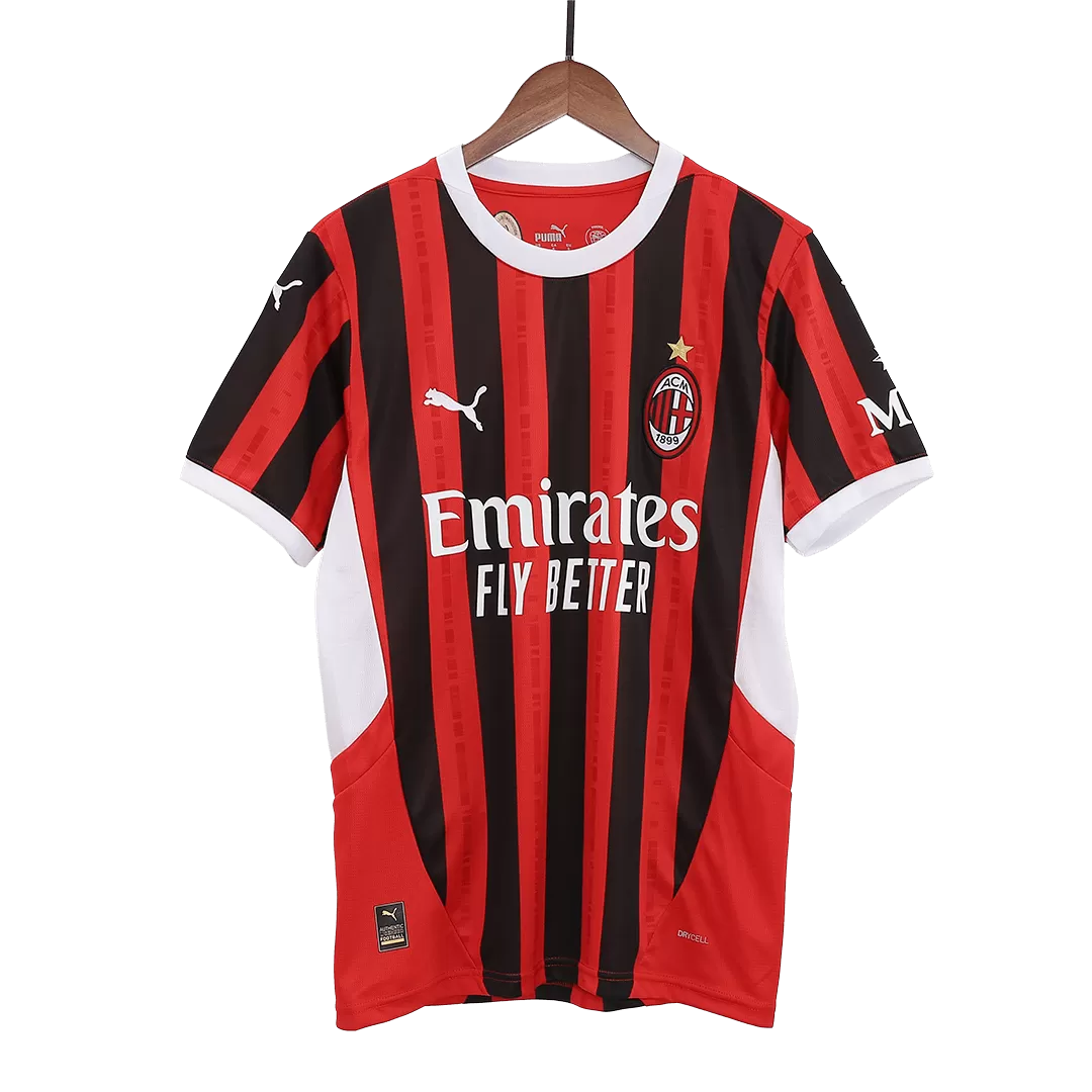 AC Milan Soccer Jersey Home Custom Shirt 2024/25