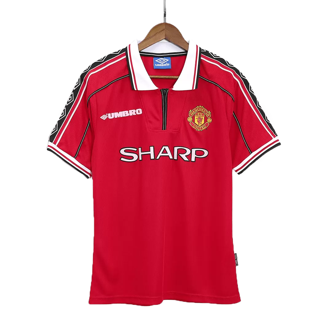 Manchester United Jersey Custom Home Soccer Jersey 98/00