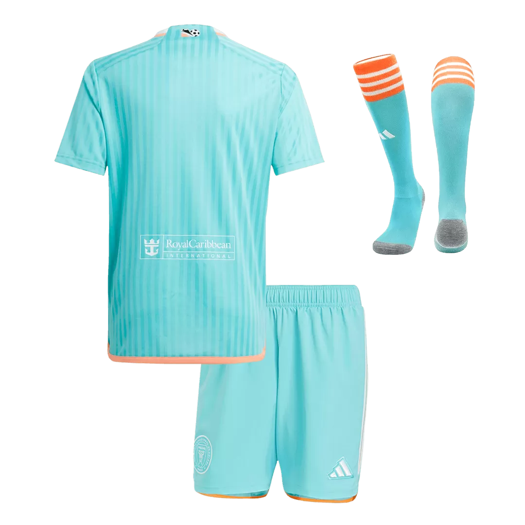 Kids Inter Miami CF Custom Third Away Full Soccer Kits
2024
