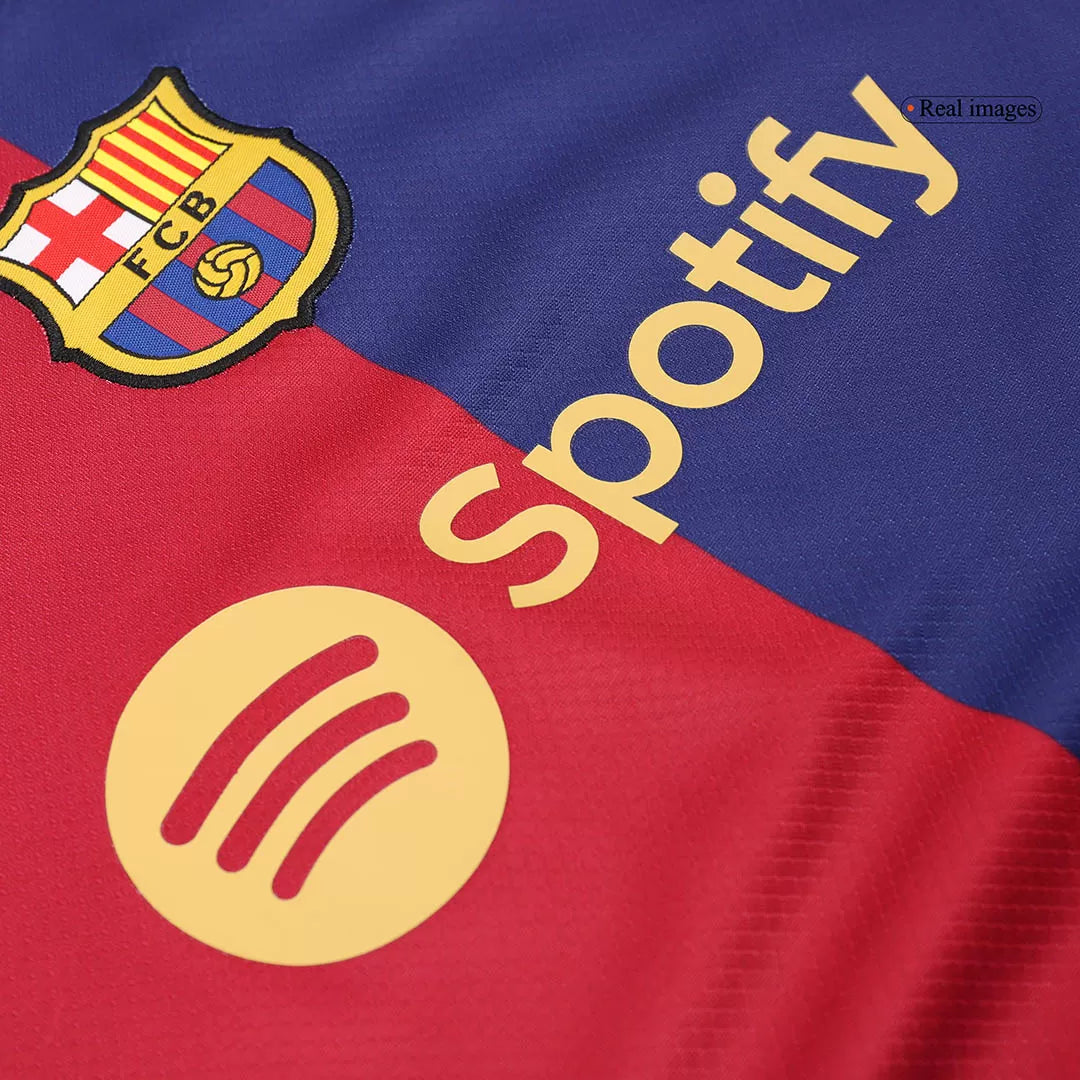 Kids Barcelona Custom Home Soccer Kits 2024/25