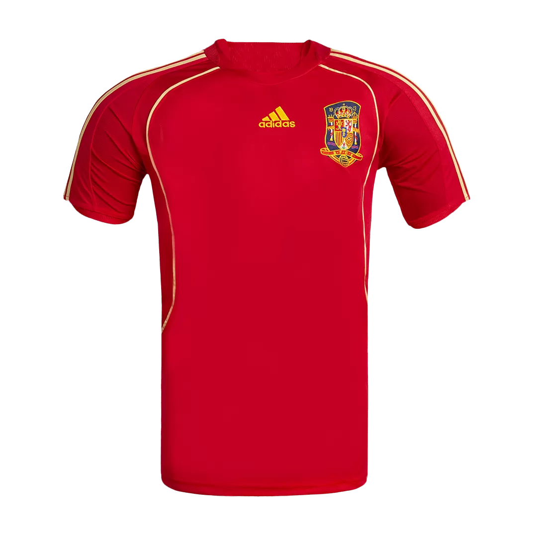 Spain Retro Jersey Home Soccer Shirt 2008