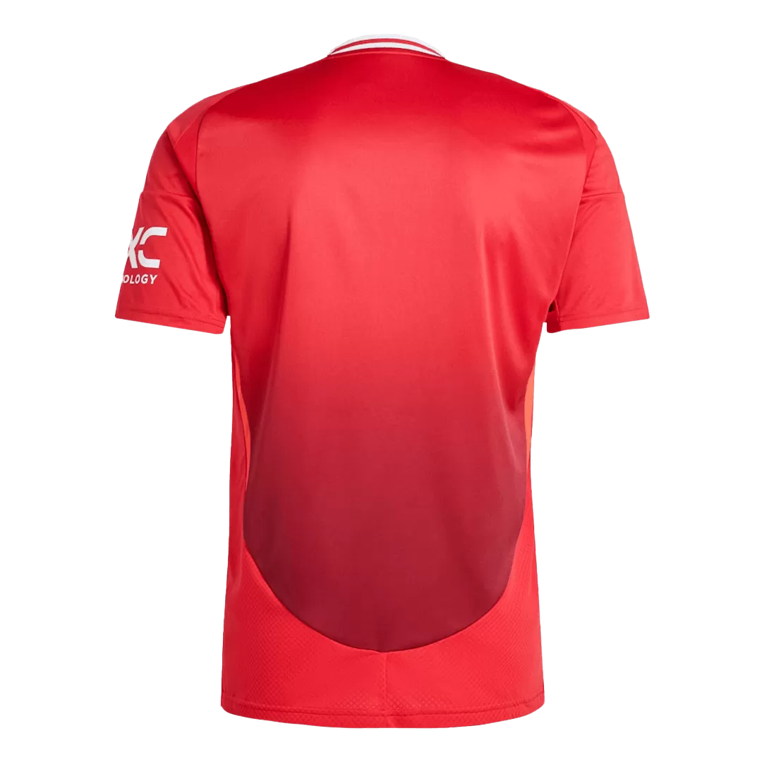 Men's Manchester United Home Soccer Jersey Shirt 2024/25