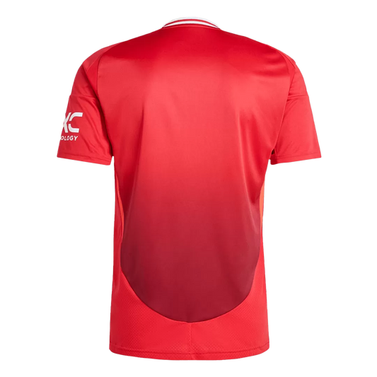 Men's Manchester United Home Soccer Jersey Shirt 2024/25