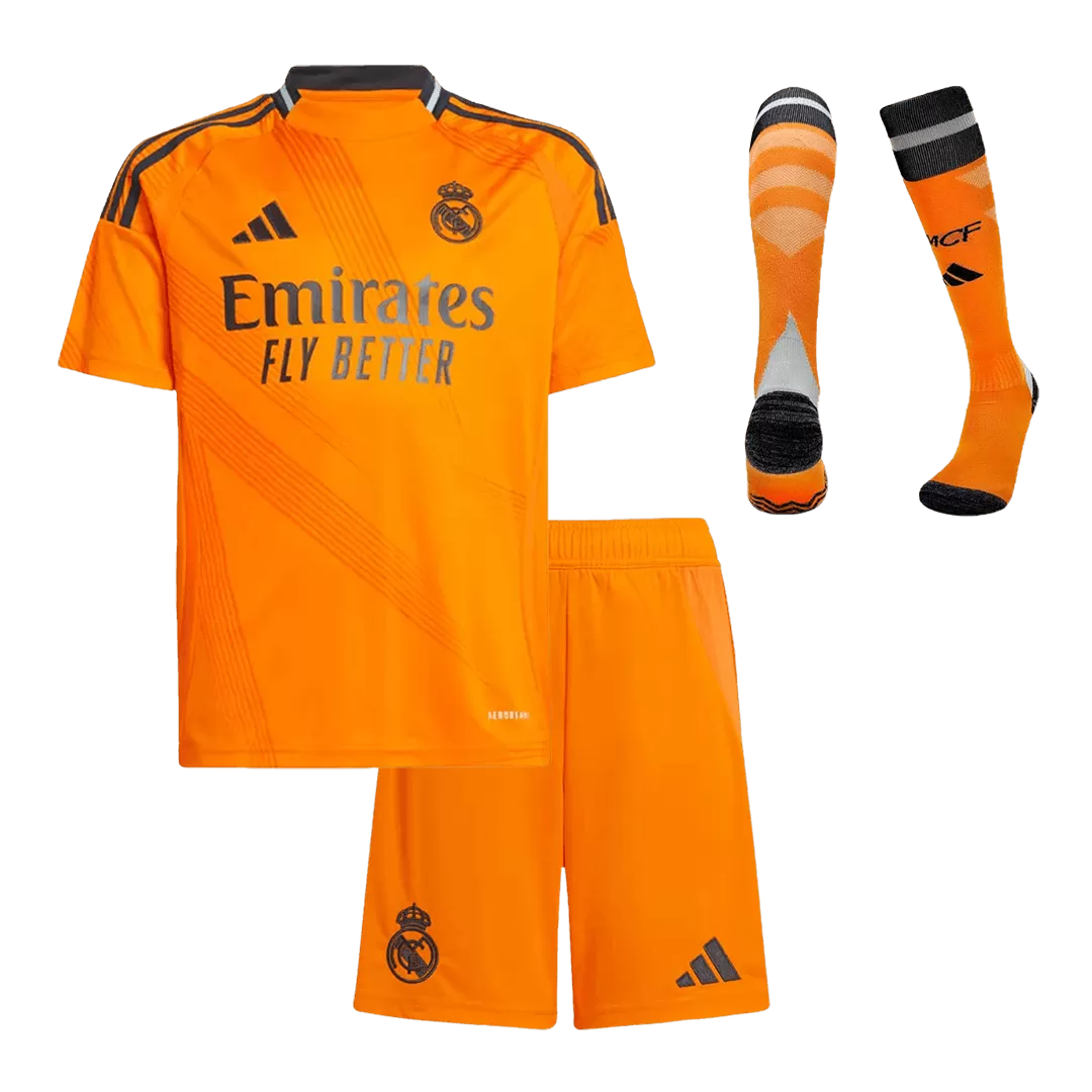 Kids Real Madrid Custom Away Full Soccer Kits
2024/25