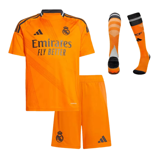 Kids Real Madrid Custom Away Full Soccer Kits
2024/25