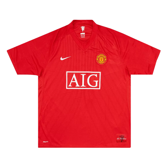 Manchester United Retro Jersey Home Soccer Shirt 2007/08