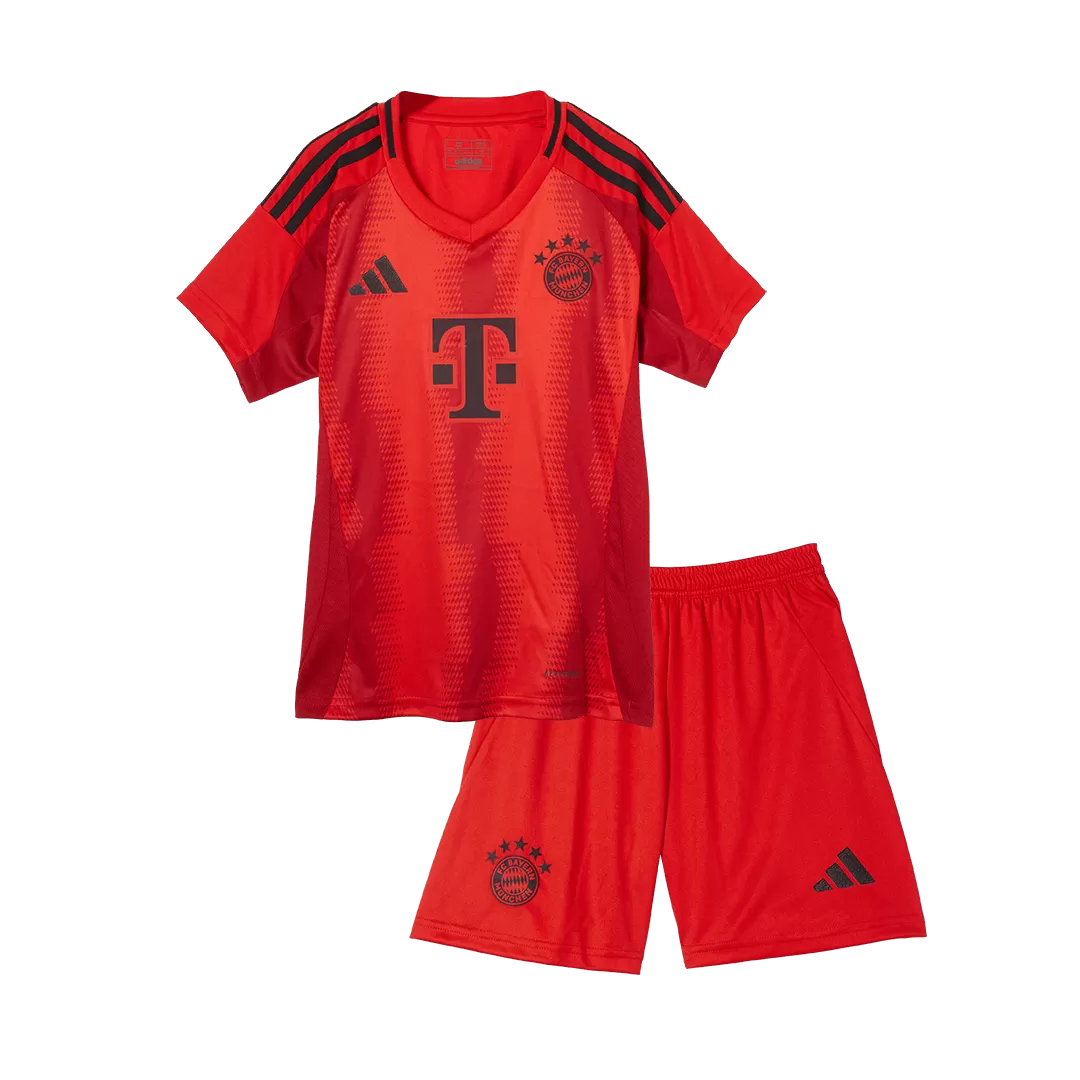Kids Bayern Munich Custom Home Full Soccer Kits
2024/25