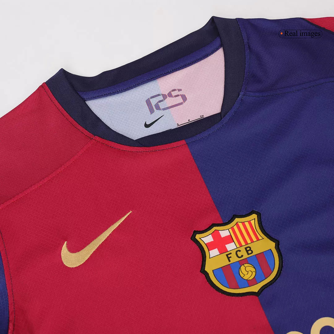 Barcelona Retro Jersey Home Long Sleeve Soccer Shirt 2024/25