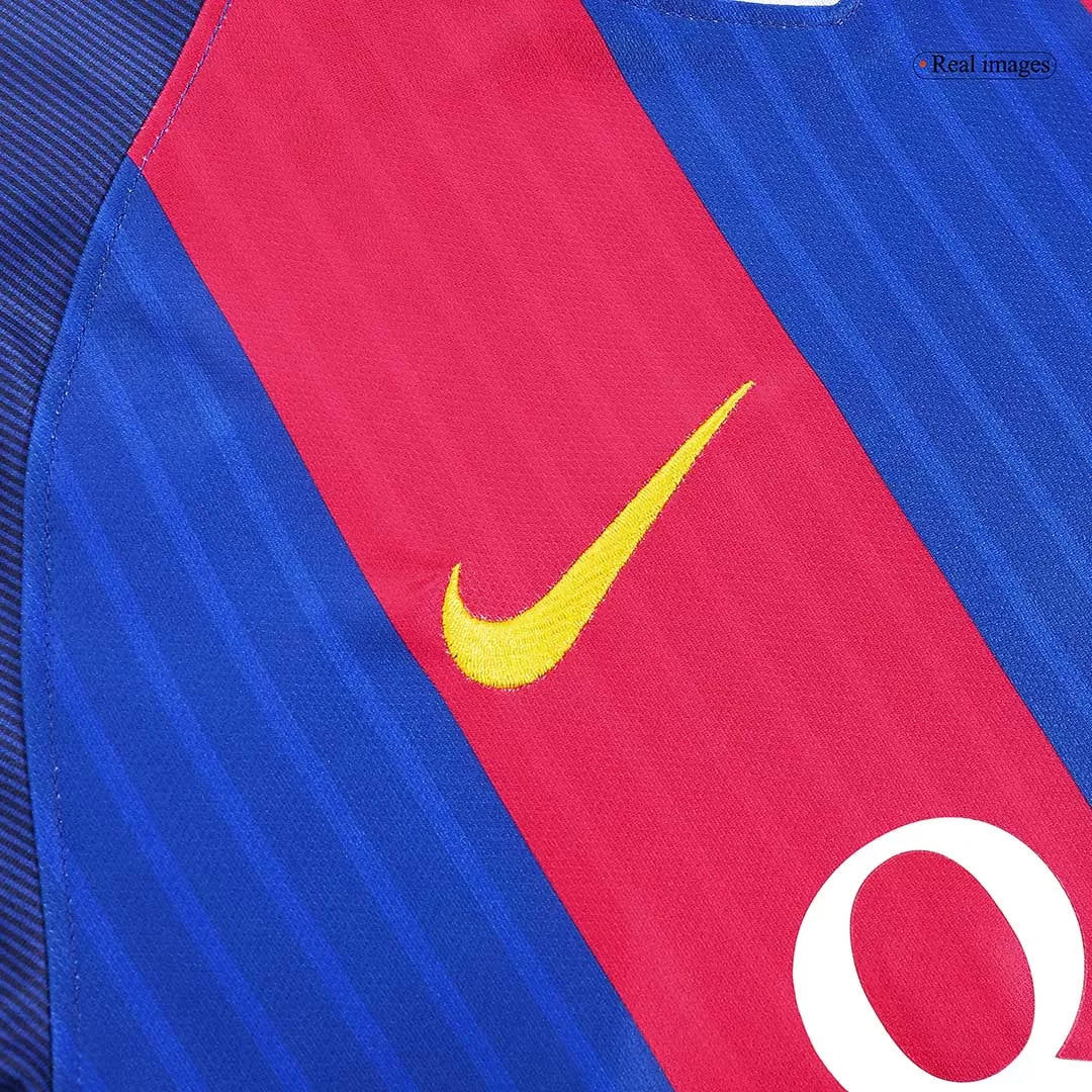 Barcelona Jersey Custom Home Soccer Retro Jersey 2016/17